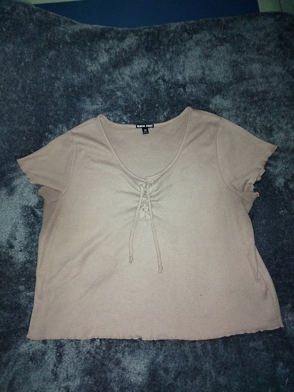 Moral Fiber Women's Crop Top 2X